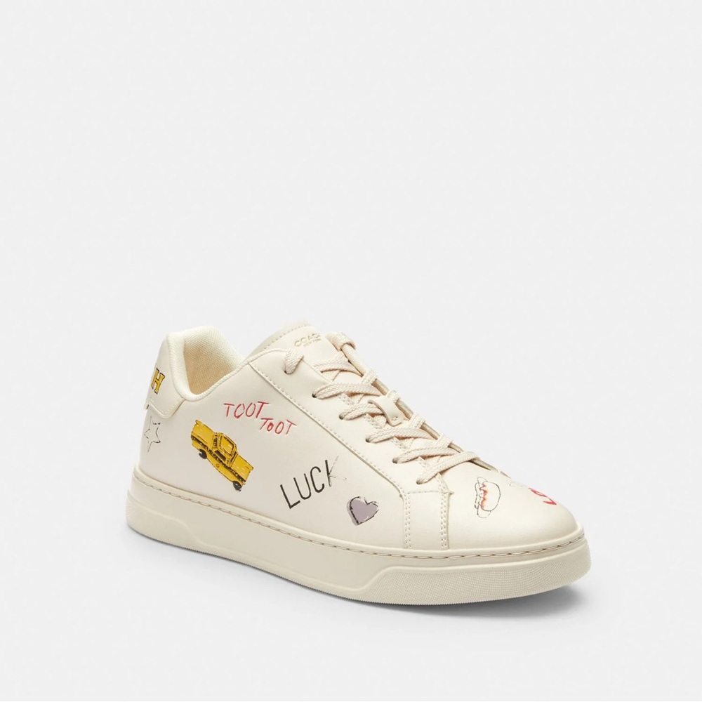 Coach sketch print sneakers